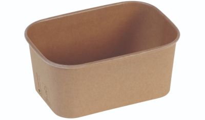 Karton/PLA / natur, Transportbakke, 173x120x75mm, 1000ml, FSC MIX - 50 stk pk