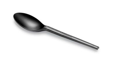 Dessertske CPLA - "REUSABLE", 128mm, sort - 50 stk pk* / 20 pk karton*