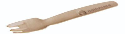 Gaffel Papir, 165mm, "natursse" præg, brun - FSC MIX CREDIT - 100 stk pk* / 20 pk karton*