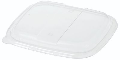 Låg PLA, 195x170mm m antidug, glasklar - 125 stk pk / 4 pk karton