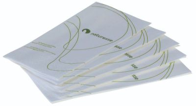 Serviet papir, 330x330mm, 2lags m logo print, hvid - FSC 70% - 250 stk pk / 10 pk karton