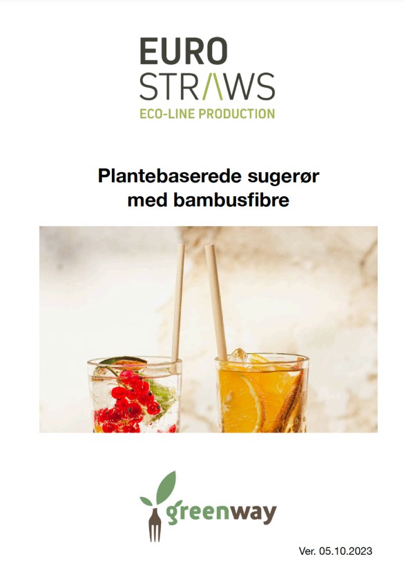 Brochure for plantebaserede sugerør